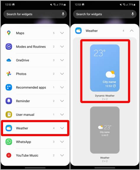 How To Manage Weather Widget On Home Screen Of Samsung Galaxy Phones