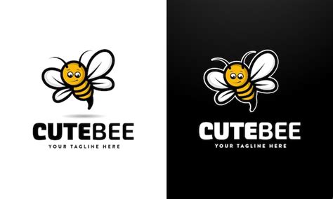 Premium Vector Vector Modern Minimal Bee Logo Design