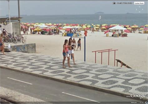 STREET VIEW Bikini à Rio Brésil INTERDIT AU MOINS DE ANS