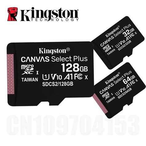 Kingston Cart O De Mem Ria Micro Sd Xc U Sdcs Tf Gb Gb Gb