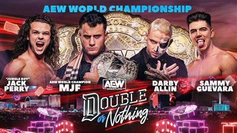 Aew Double Or Nothing Diffusion En Direct Heure De D But