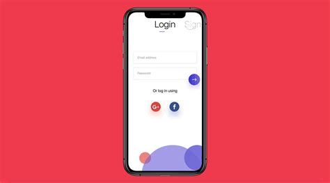 Interaction in Invision on Behance