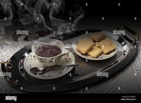 Hot Chocolate Cup Stock Photo Alamy