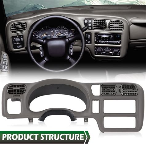 Gray Fit For Chevy S Blazer Gmc Jimmy Dash Radio Cluster