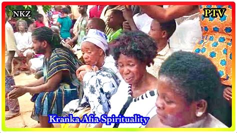 Ghana Kranka Afia Performs Rituals And Worship To Move To Her Shrine