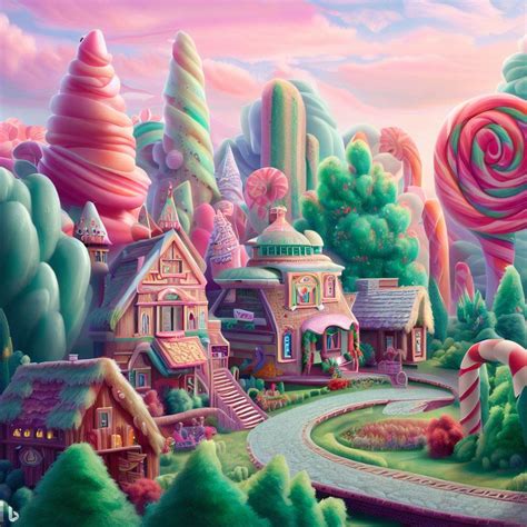 Candy Land Candy Art Candyland Candy House