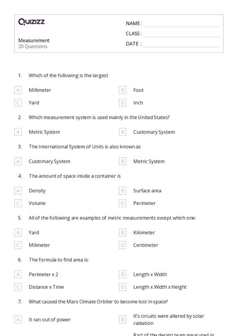 50 Math Worksheets For 5th Class On Quizizz Free And Printable