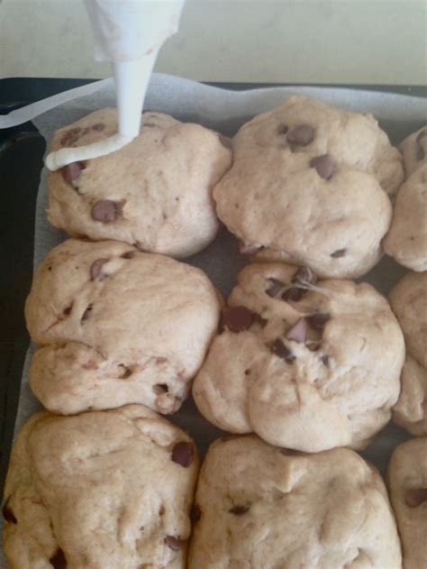 Choc Chip Hot Cross Buns