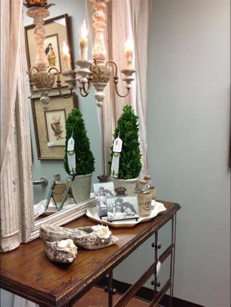 I Love This Mirror Leaning For The Powder Room Table Settings