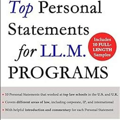 Stream Top Personal Statements For Llm Programs 10 Llm Personal