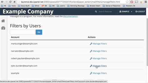 CPanel Tutorials Email Filters YouTube