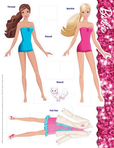 Free Printables For Barbie Dolls