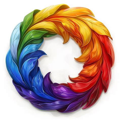 Círculo de Orgullo Gay de dibujos animados Imagen Premium generada con IA