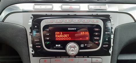 FORD MONDEO MK4 S MAX MK1 GALAXY FOCUS RADIO SONY 6CD DAB MP3 2008 ROK