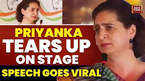 Priyanka Gandhis Emotional Response To Pm Modis Attack On Father