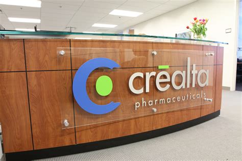 Crealta Pharmaceutical-Office Reception Sign | Impact Signs