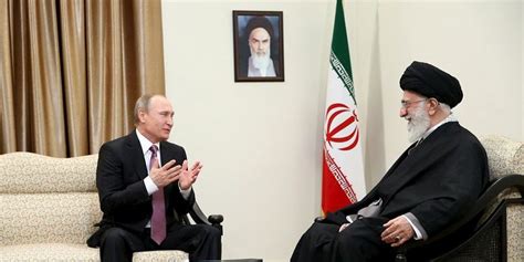 Russian President Putin Irans Ayatollah Khamenei Meet To Discuss