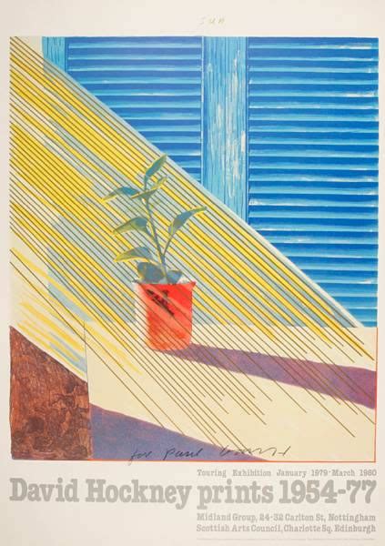 David Hockney David Hockney Prints 1954 1977 Poster