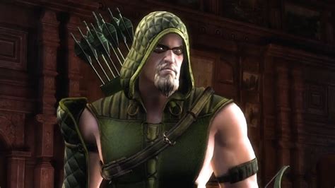 Injustice Gods Among Us Ultimate Edition Green Arrow Gameplay Youtube