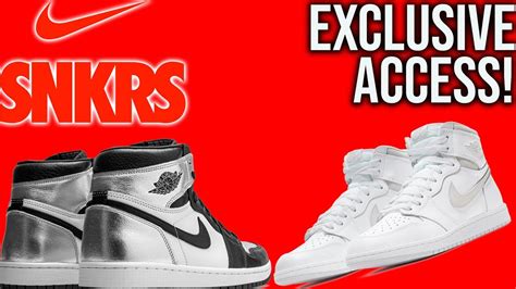 NIKE SNKRS EXCLUSIVE ACCESS IS BACK AIR JORDAN 1 SILVER TOE AIR