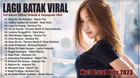 Koleksi Lagu Batak Terbaik Terpopuler 2023 Top Hits Lagu Batak