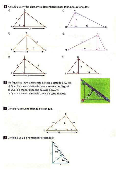 Trigonometria Triângulo Retângulo Exercício 20