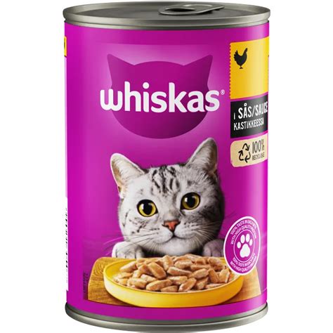 Kattmat Kyckling i sås 400g Whiskas Handla mat online från din lokala