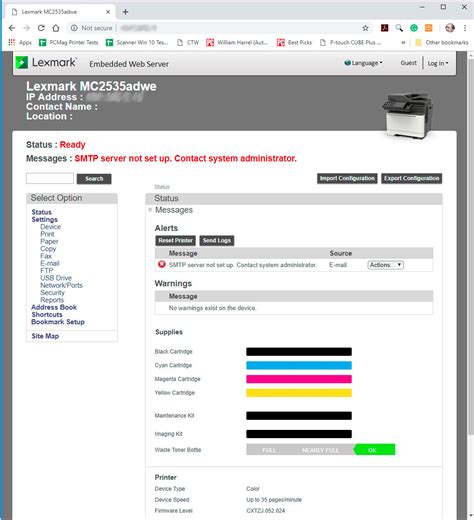 Lexmark MC2535adwe Review PCMag