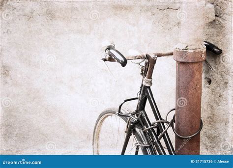 Image In Grunge Style Bicycle Stock Photo Image Of Retro Bike 31715736