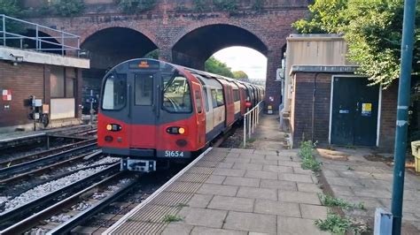 2 Northern Line Trains At Finchley Central YouTube