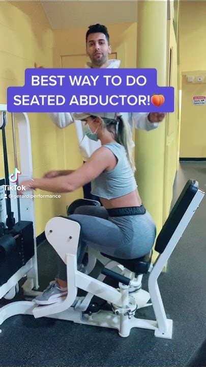 How To Use The Seated Hip Abductor Machine For Bigger Glutes Youtube