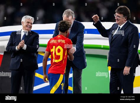 Berlin Germany July 14 Felipe Vi King Of Spain Lamine Yamal