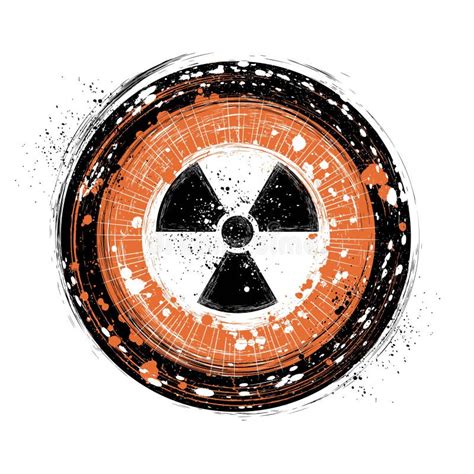 Radioactive background stock vector. Illustration of decor - 12272407