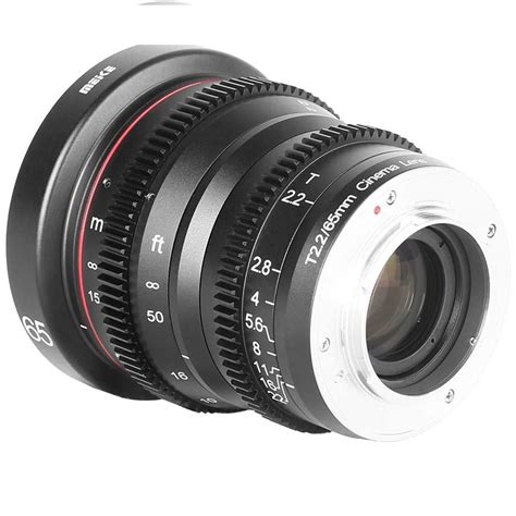 Obiectiv Manual Meike 65mm T2 2 Large Aperture Manual Focus 4K Cine