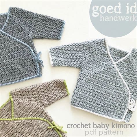 Crochet Pattern Baby Kimono Etsy Crochet Baby Clothes Crochet Baby