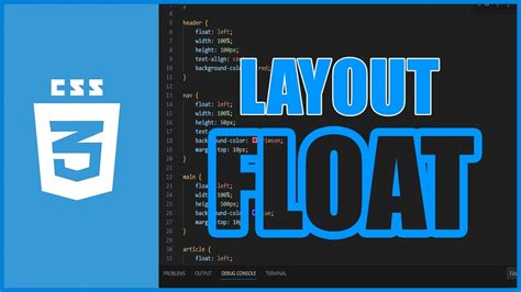 LAYOUT en CSS con FLOAT tutorial Maquetación en CSS con propiedad