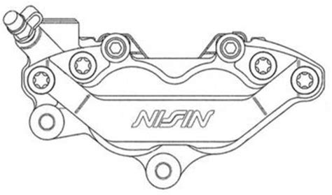 Nissin Etrier De Frein Pistons Axial Droit Buy Cheap Fc Moto