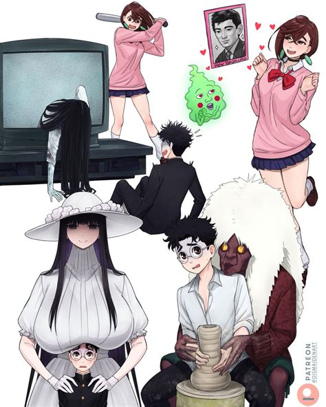 Yamamura Sadako Ayase Momo Takakura Ken Ekubo Hasshaku Sama And 1 More Mob Psycho 100 And