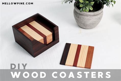 How To Make Wood Coaster And A Coaster Holder MellowPine