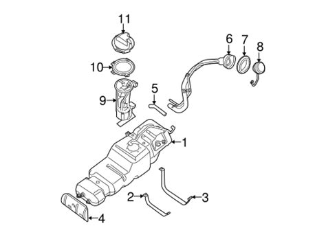 Fuel System Components For 2004 Nissan Titan Nissan Factory Direct Parts