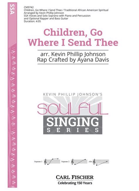 Children Go Where I Send Thee Choir Sheet Music Sheet Music Plus