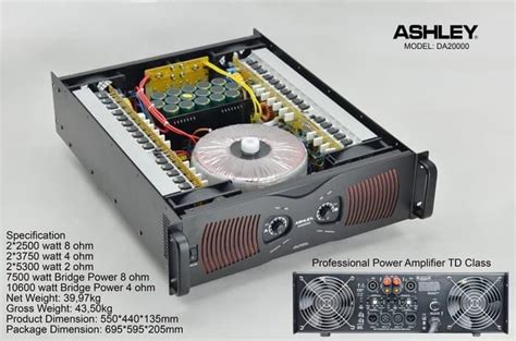 POWER AMPLIFIER ASHLEY DA 20000 ORIGINAL Lazada Indonesia