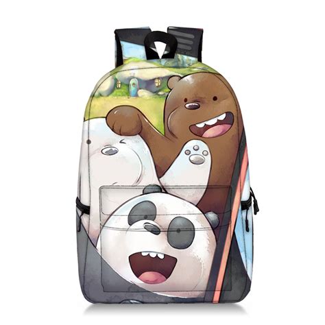 Osos Escandalosos Mochila Escolar Tipo Back Pack Oso Pardo Atelier