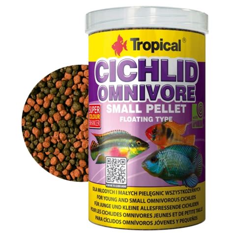 Tropical Cichlid Omnivore Small Pellet Ml Pokarm Dla Pielegnic Sklep