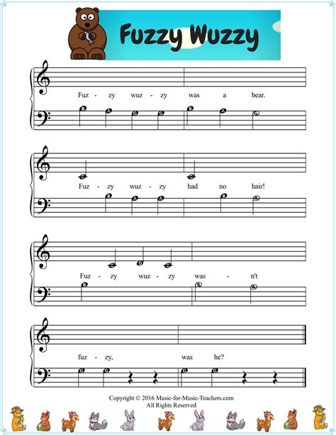 Piano Notes With Letters Printable