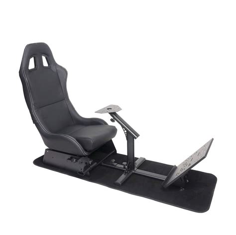 Buy Racing Seat Gaming Chair Simulator Cockpit Steering Wheel Stand for ...