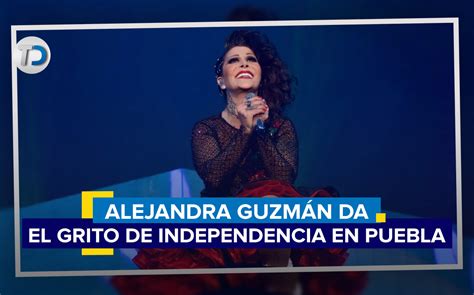 Alejandra Guzmán da concierto por el Grito de Independencia en Puebla