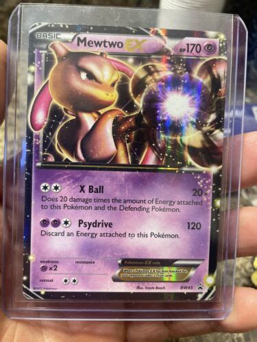 Pokémon TCG Mewtwo EX BW Black Star Promos BW45 Holo Promo eBay