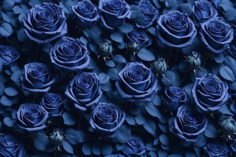 Premium Photo | Blue roses wallpapers for iphone and android. these ...