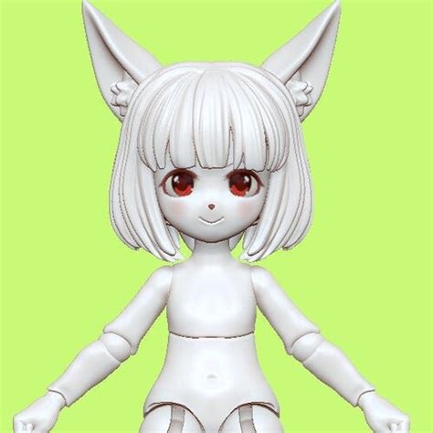 Bjd Doll Stl 3d Model For Printing 3d Bjd Bjd 3d Print File Etsy Canada